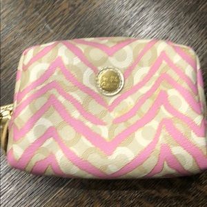 Coach cosmetic bag